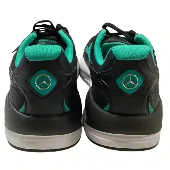 Puma Sneakers Shoes Men 10 Black Green X Ray Speed Mercedes AMG Petronas F1 - Picture 5 of 8